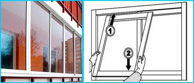 Как помыть раздвижные окна на балконе снаружи