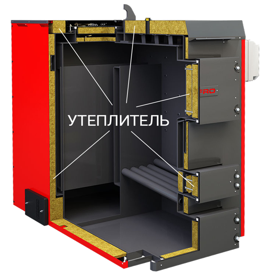 схема системы теплоизоляции корпуса котла