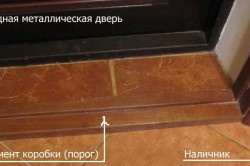 Порог из древесины в каркасном строительстве